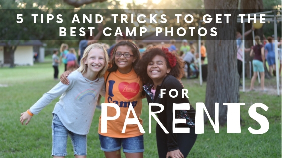 5 tips and tricks to get the best camp photos for parents - 3 girls smiling