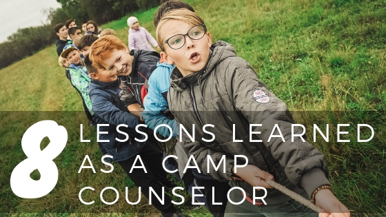 8 Lessons Learned as a Camp Counselor - children pulling on a rope in tug of war