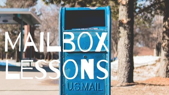 Mailbox Lessons. a mailbox